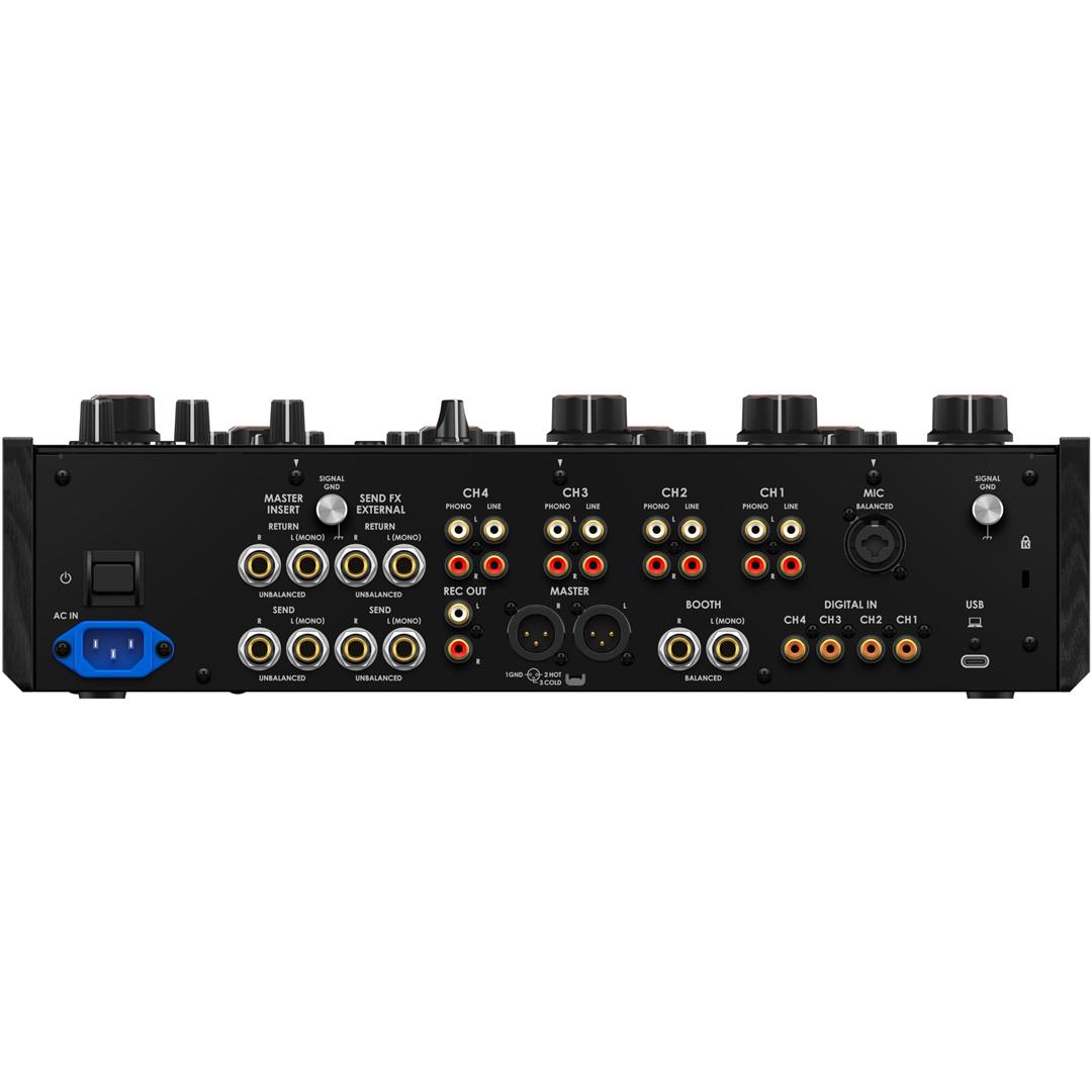 djfinancedirect's tweet photo. AlphaTheta (Pioneer DJ) have announced a new 4 channel hybrid analogue / digital mixer.  We tried it out and it sounds incredible. Pre order now for delivery late March.  https://t.co/6e5MSJVA5l https://t.co/R22p44oRoh