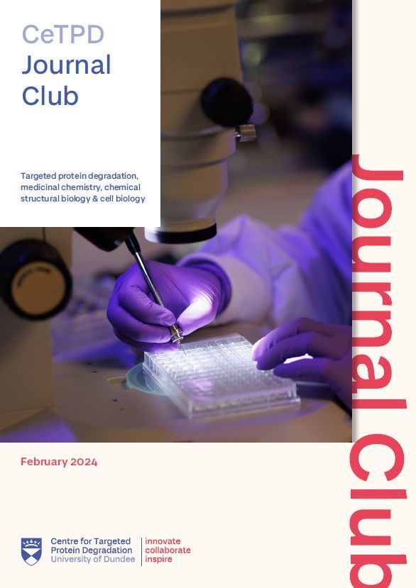 Centre for Targeted Protein Degradation (@uodcetpd) on Twitter photo The Feb 2024 CeTPD journal club issue is now live!
buff.ly/3ThU9a7
Thanks to our amazing editors:
@liamtommartin92 @krolssimon & <a href="/elishamccrory_/">Elisha McCrory</a>
#openaccess #TPD #journalclub <a href="/UoDLifeSciences/">UoD Life Sciences</a>
<a href="/alessiociulli/">Alessio Ciulli</a> <a href="/farnaby84/">Will Farnaby</a> <a href="/Holmqvist89/">Andreas holmqvist</a> <a href="/DeLaCuadraBaste/">Aitana de la Cuadra Basté</a> The Feb 2024 CeTPD journal club issue is now live!
buff.ly/3ThU9a7
Thanks to our amazing editors:
@liamtommartin92 @krolssimon & <a href="/elishamccrory_/">Elisha McCrory</a>
#openaccess #TPD #journalclub <a href="/UoDLifeSciences/">UoD Life Sciences</a>
<a href="/alessiociulli/">Alessio Ciulli</a> <a href="/farnaby84/">Will Farnaby</a> <a href="/Holmqvist89/">Andreas holmqvist</a> <a href="/DeLaCuadraBaste/">Aitana de la Cuadra Basté</a>