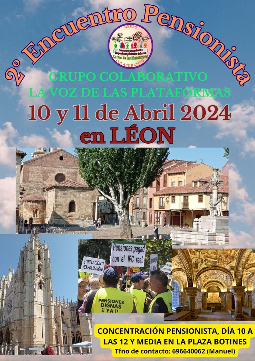 León - Defensa del Sistema Público de Pensiones (@pensionesleon) on Twitter photo 