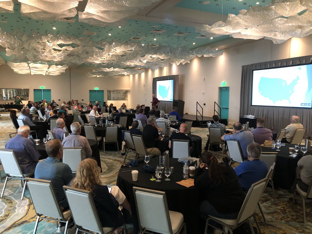 Jim_Roddy's tweet photo. I was honored to keynote and present The #WalkOnMethod today at the National Computer Corporation @NCCPOS partner conference today. Very positive feedback — and I got to meet a very good boy! @InsideRSPA https://t.co/zOYk0DWhkG
