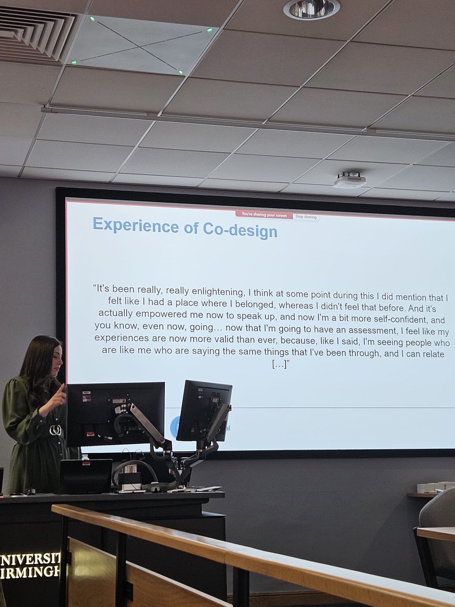 Dr Siân Lowri Griffiths (@lowrigriffiths_) on Twitter photo Nice to see some familiar faces this morning for the <a href="/Adepp_Trial/">ADEPP Trial</a> away day! Wanted to share this moving quote from one of our young people on the <a href="/co_stars_imh/">Co-Stars research project</a> project - the empowerment of belonging! #copro #socialaction #change <a href="/IMH_UoB/">The Institute for Mental Health (IMH)</a> Nice to see some familiar faces this morning for the <a href="/Adepp_Trial/">ADEPP Trial</a> away day! Wanted to share this moving quote from one of our young people on the <a href="/co_stars_imh/">Co-Stars research project</a> project - the empowerment of belonging! #copro #socialaction #change <a href="/IMH_UoB/">The Institute for Mental Health (IMH)</a>
