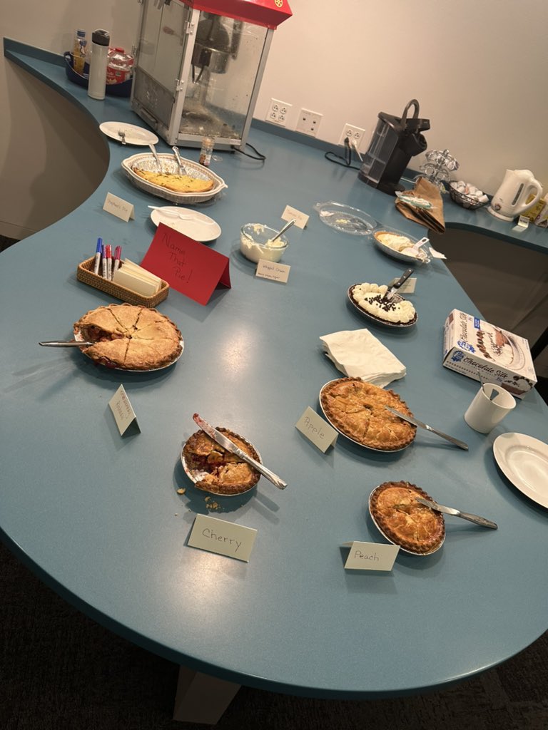 Happy #PiDay! One of my favorite days at <a href="/emergingissues/">The Institute for Emerging Issues</a>! Fun to celebrate with our friends at <a href="/Shelton_Center/">Shelton Leadership Center</a>!
