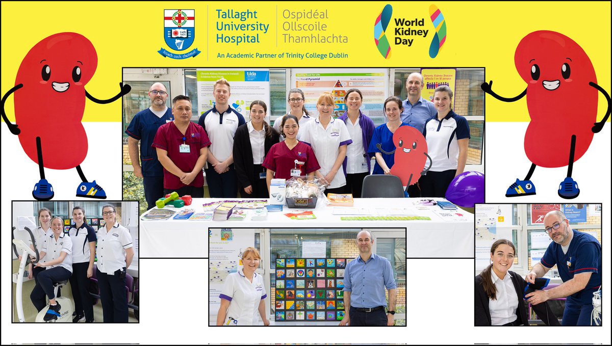 It was all hands on deck at our TUH education stand today highlighting the key lifestyle factors we can all take to prevent chronic kidney disease or detect it at an early stage! #worldkidneyday