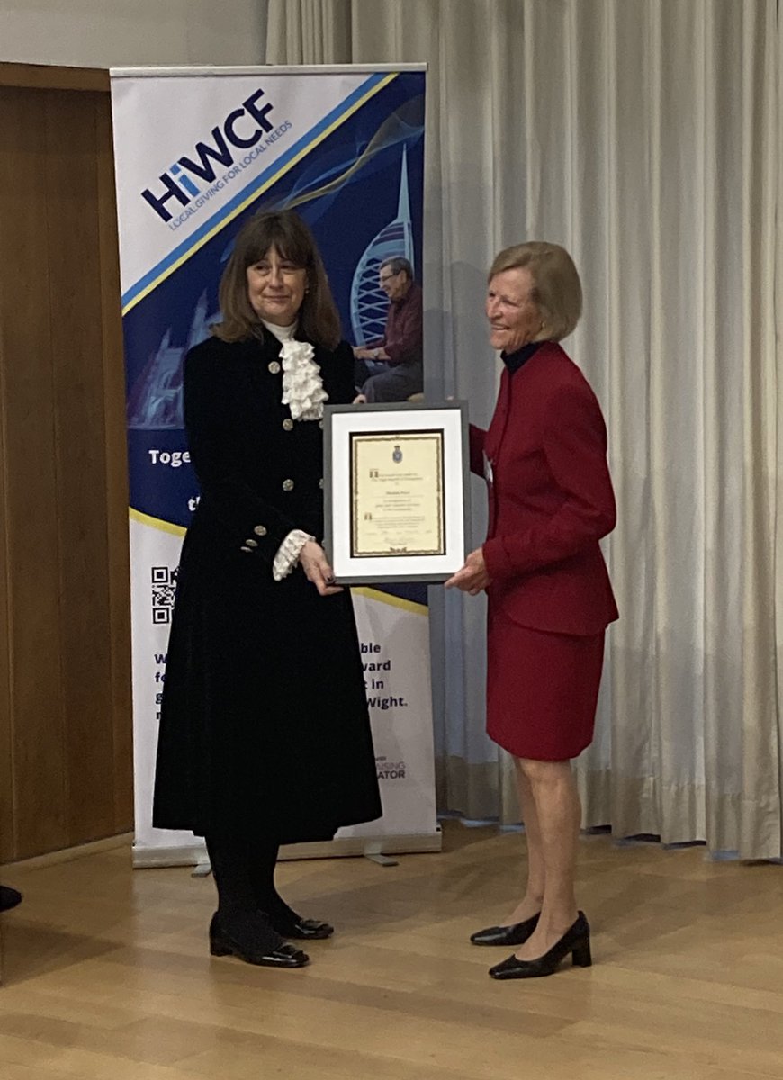Huge Congratulations to Michele Price receiving a High Sheriffs Award after 20 years service @WinBeacon supporting those experiencing homelessness #star #example