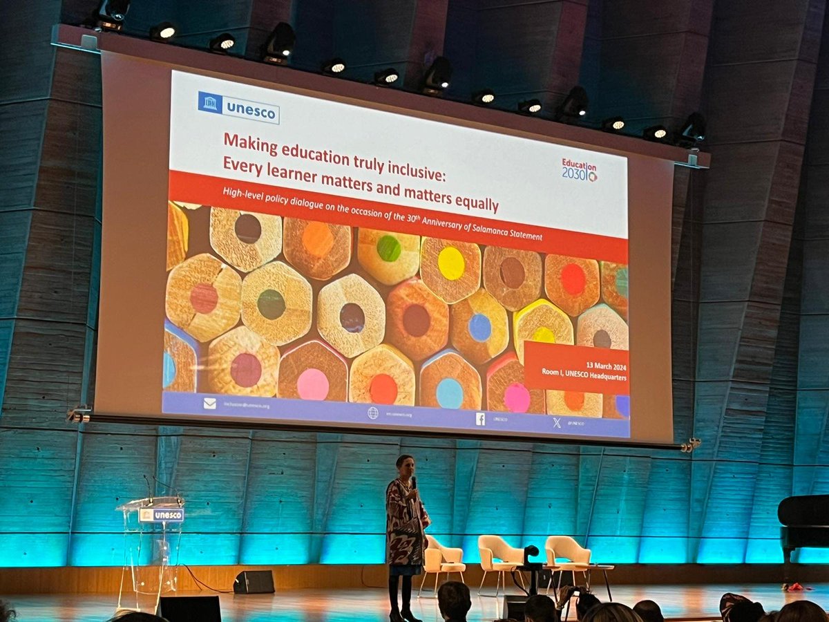 📰 Una delegación en representación de Uruguay está en la sede central de la UNESCO en París en el marco de la Celebración de los 30 años de la Declaración de Salamanca 🌎 y en el Foro Global de Escuelas Inclusivas, organizados por UNESCO e IFIP.