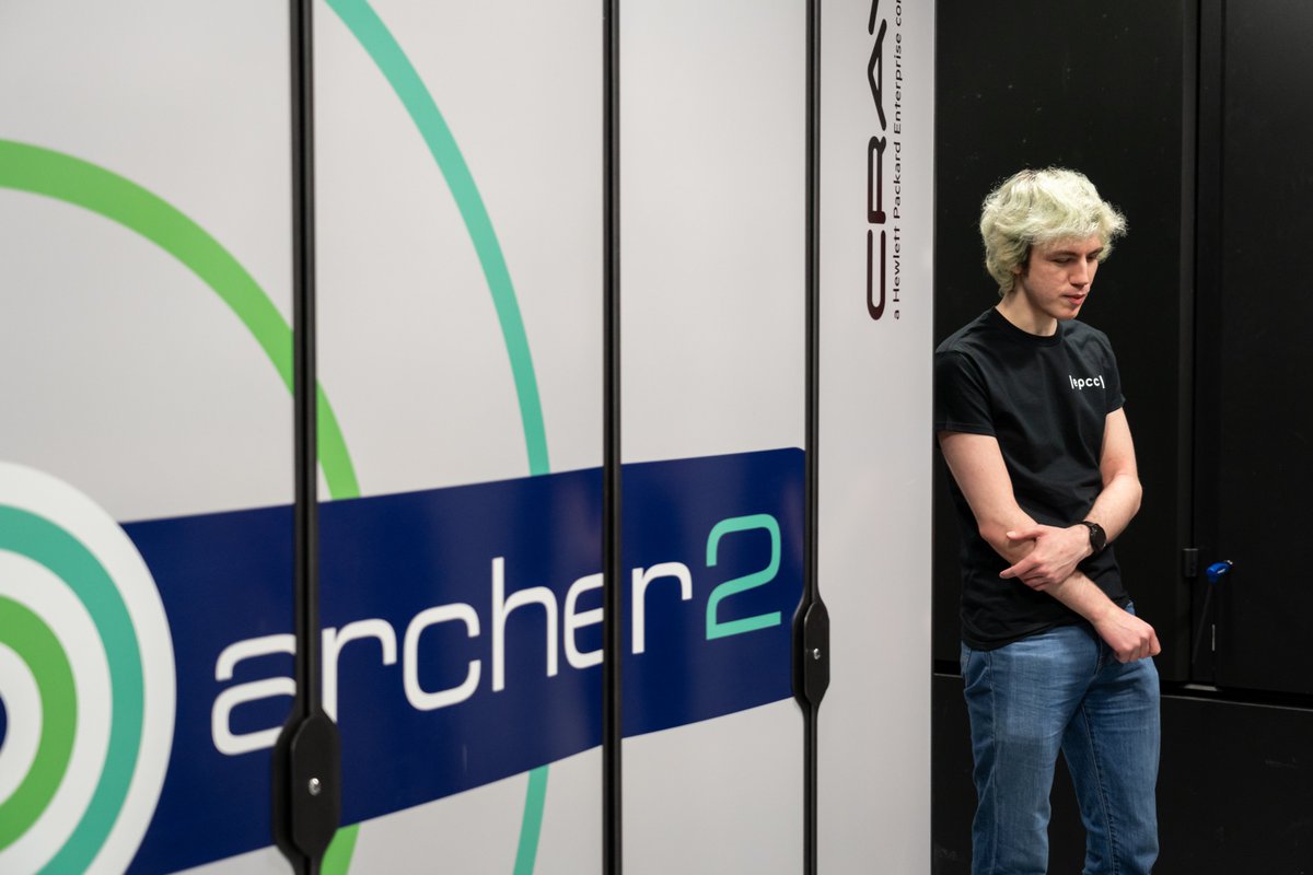 teamepcc's tweet photo. Exciting times for the team! 🚀 We dove deep into hardware components for #ISC24 SCC prep, at our visit to the ACF. Got up close with ARCHER2, our competition cluster and more. Big thanks to the @EPCCed's ACF team and @HPE_HPC. 

@ISChpc, @hpccouncil, #ISC24_SCC, #HPC https://t.co/D2BgKe0wW7