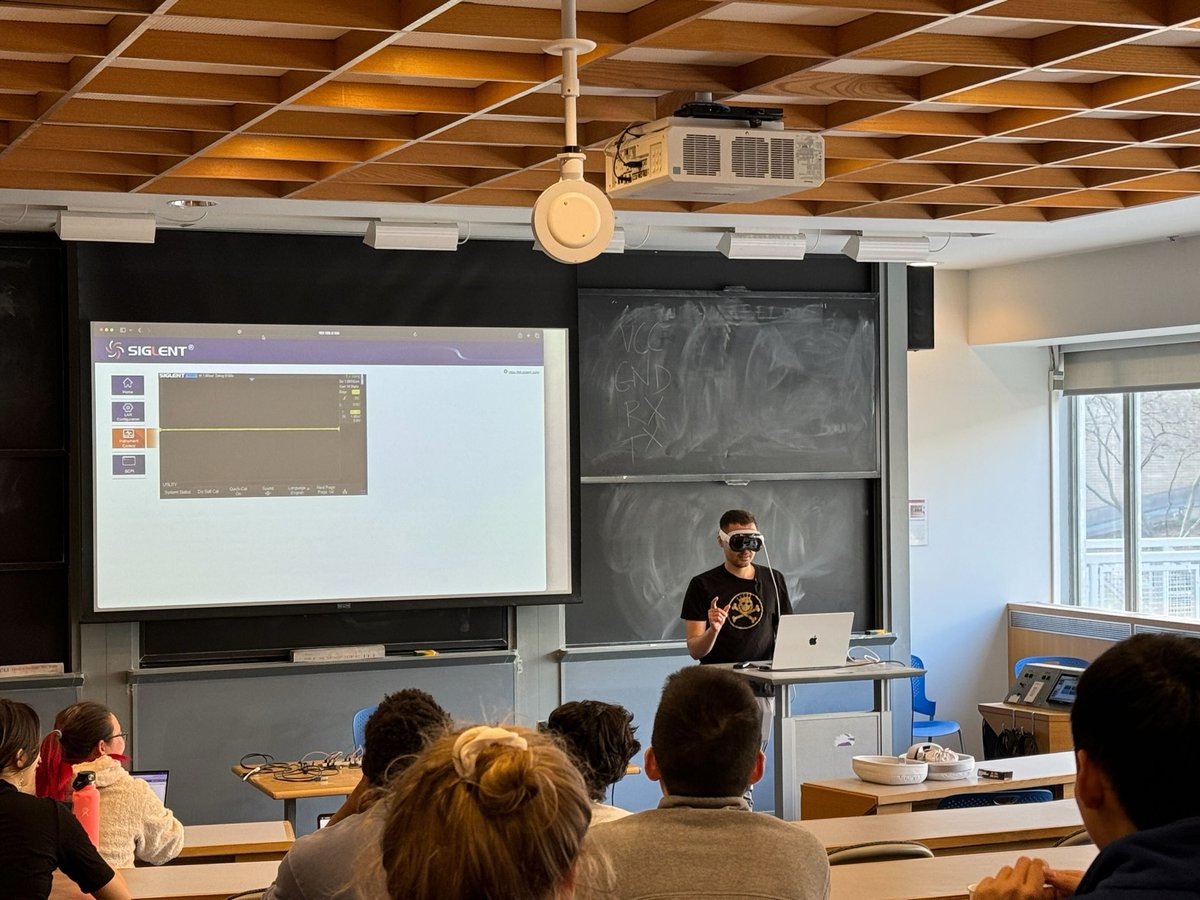 0xjprx's tweet image. Using Vision Pro in the classroom to show students how to set up fault injection and power analysis attacks in MIT Secure HW Design