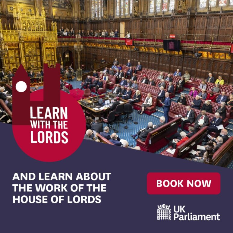 Calling all schools 📢 Apply for a free Learn with the Lords in School session this Summer Term. A Lord or Baroness will visit your class to deliver an engaging presentation and answer your questions. Available on selected Fridays. Apply now 👉learning.parliament.uk/en/learn-with-…