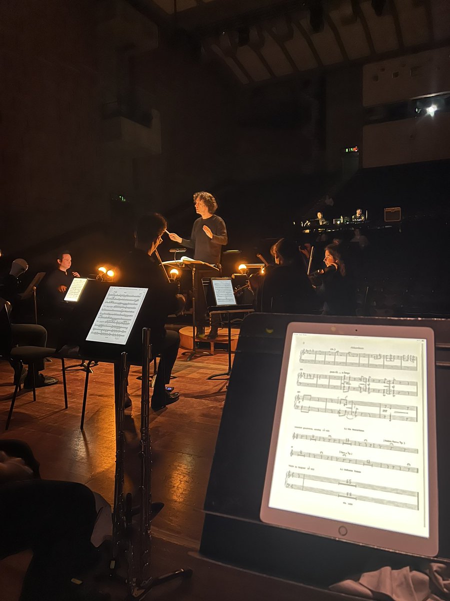 Rafał Łuc (@rafalluc) on Twitter photo This is the perspective from my stand during Schubert’s Winterreise with <a href="/auroraorchestra/">Aurora Orchestra</a>. And I get to listen to <a href="/fatboyclayton/">Allan Clayton</a> who is absolutely nailing every note of it, which is a bonus obviously.
7.30 tonight and performance no. 3 this Saturday <a href="/southbankcentre/">Southbank Centre</a> This is the perspective from my stand during Schubert’s Winterreise with <a href="/auroraorchestra/">Aurora Orchestra</a>. And I get to listen to <a href="/fatboyclayton/">Allan Clayton</a> who is absolutely nailing every note of it, which is a bonus obviously.
7.30 tonight and performance no. 3 this Saturday <a href="/southbankcentre/">Southbank Centre</a>
