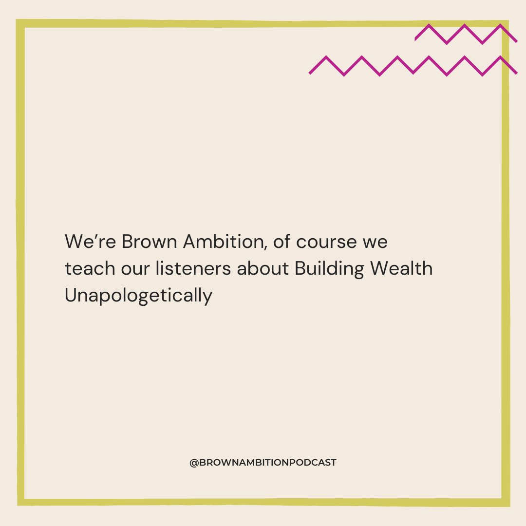 #BrownAmbition is where our supporters stand on business in the pursuit of financial freedom