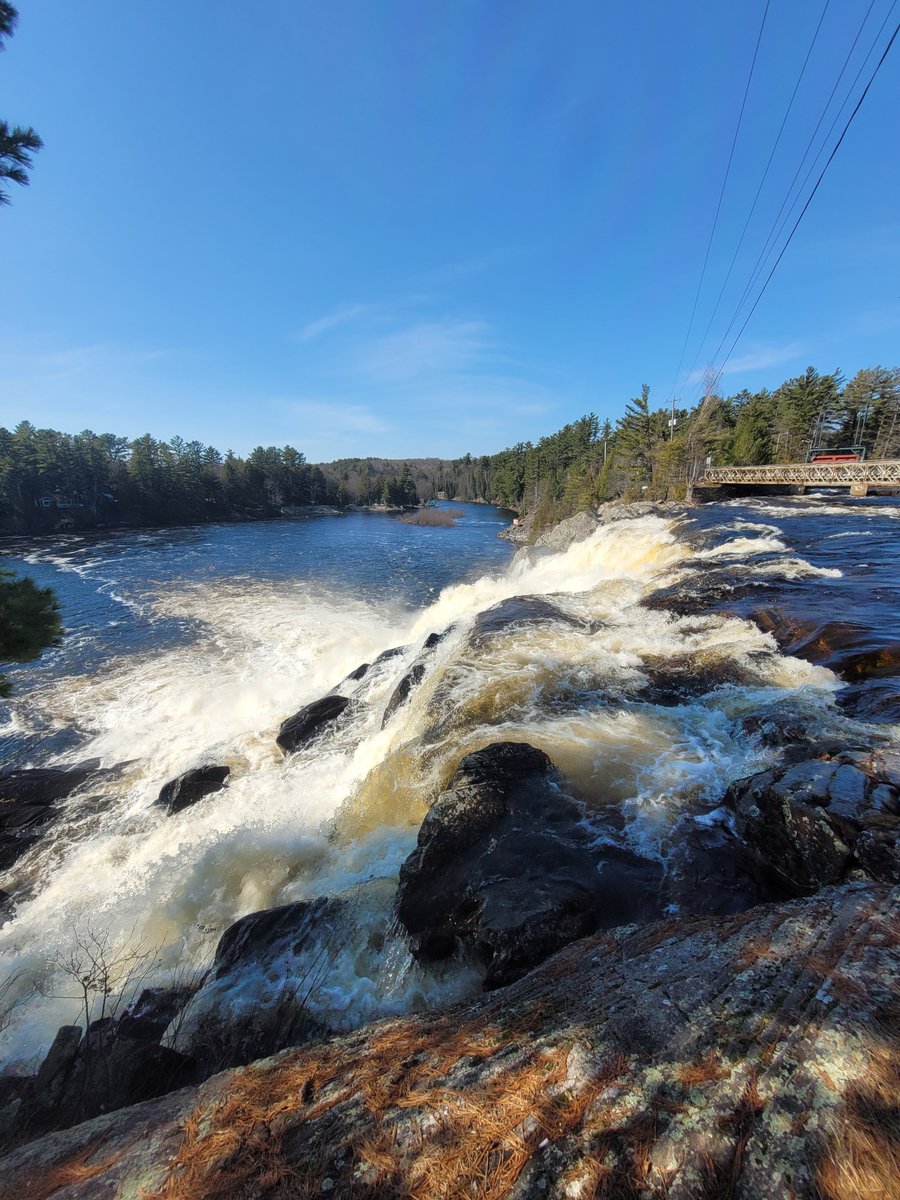 Spring flow at High Falls in Bracebridge.
#Muskoka