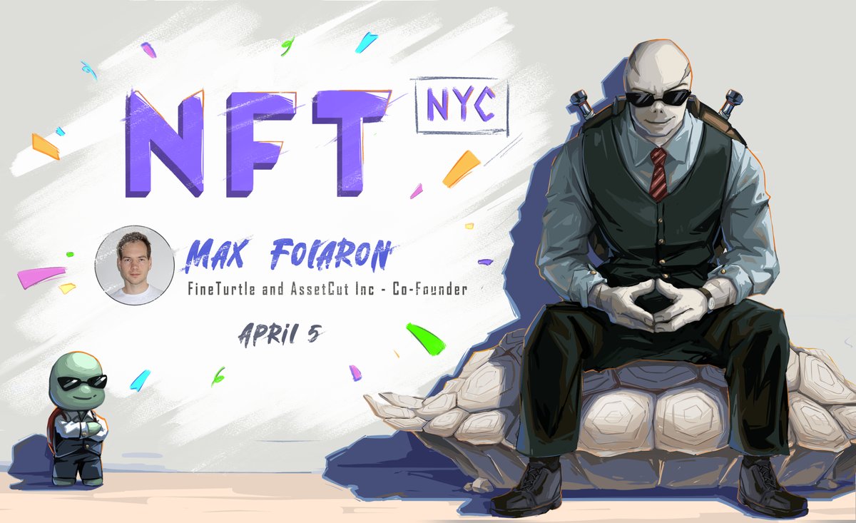Our co-founder <a href="/maxfolaron/">M A X🐢</a> will take the stage at <a href="/NFT_NYC/">NFT.NYC</a> to shed some light on RWA NFTs.🎙️

Who is going?🐢

Session details
nftnyc2024.sessionize.com/session/587954
