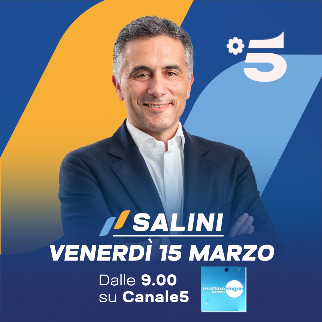 Domani appuntamento a partire dalle ore 9, in diretta a @mattino5 per approfondire un problema di scottante attualità #canale5