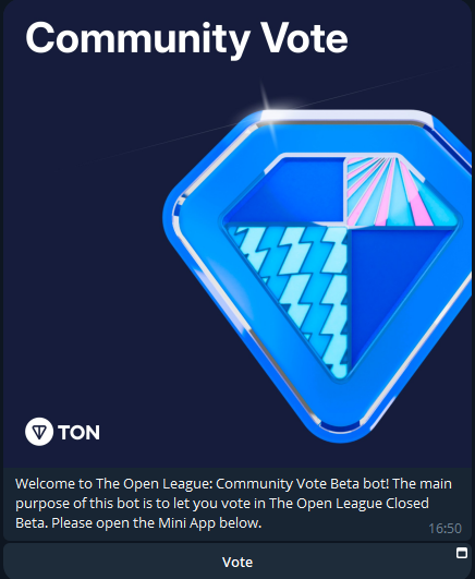 $TINU fam!

<a href="/ton_blockchain/">TON 💎</a> Open League is waiting!
Your vote for TINU is essential
The award will be used to benefit our community and ensure price stability

VOTE t.me/tolbetabot 

❗️You must have at least 5 TON on your address until the end of voting
$redo $fish #fish