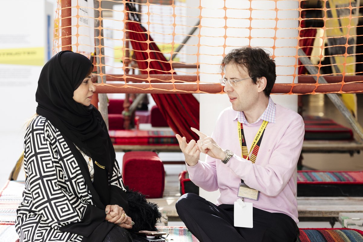 I applaud the organizers of <a href="/TasmeemDoha/">Tasmeem Doha</a> 2024, led by Richard Lombard, for creating a breathtaking conference. I admired the transformation of our <a href="/VCUQatar/">VCUarts Qatar</a> campus into a thought-provoking site marked by the theme “Under Construction.” tasmeem.qatar.vcu.edu