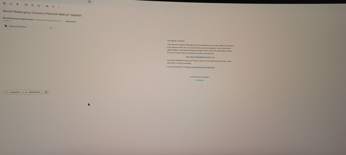 HarDCoin96's tweet photo. @CryptoSosa Hello sir! Did you get a email like this? Looks like a scam but i doesnt found help... https://t.co/TcPNhCmSfz