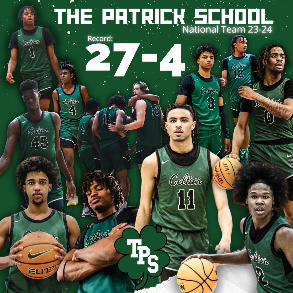 Special: spe·cial 
Specially great or important, or having a quality that most similar things or people do not have. This defines the group of young men who represented the 2023-24 Patrick School National Team. Finishing off 27-4, going as high as 5 in the nation at a point.