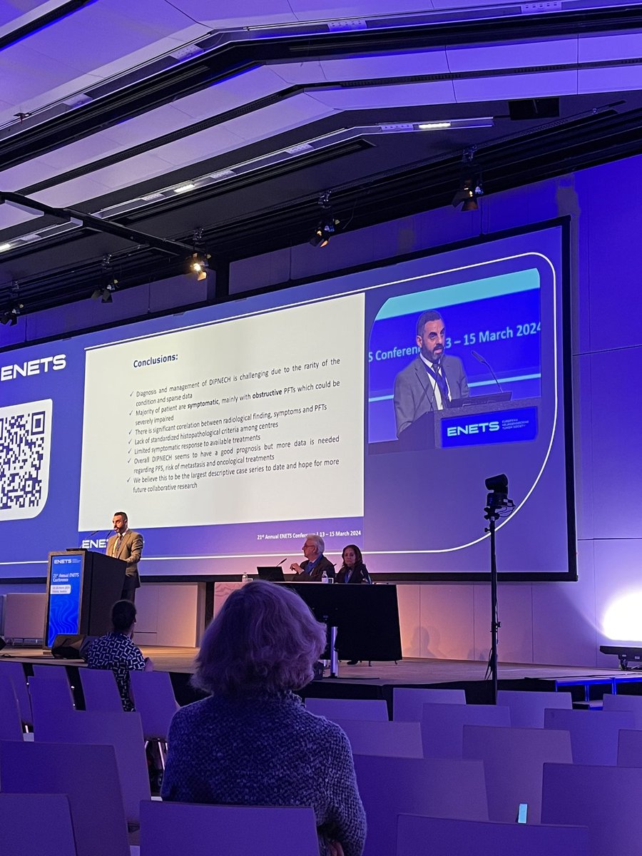 Great to see this Irish led collaborative study on DIPNECH presented by <a href="/DrAlmeamar/">Dr. Hussein Almeamar</a> from <a href="/svuh/">St Vincent's University Hospital (SVUH)</a> at #ENETS 24.