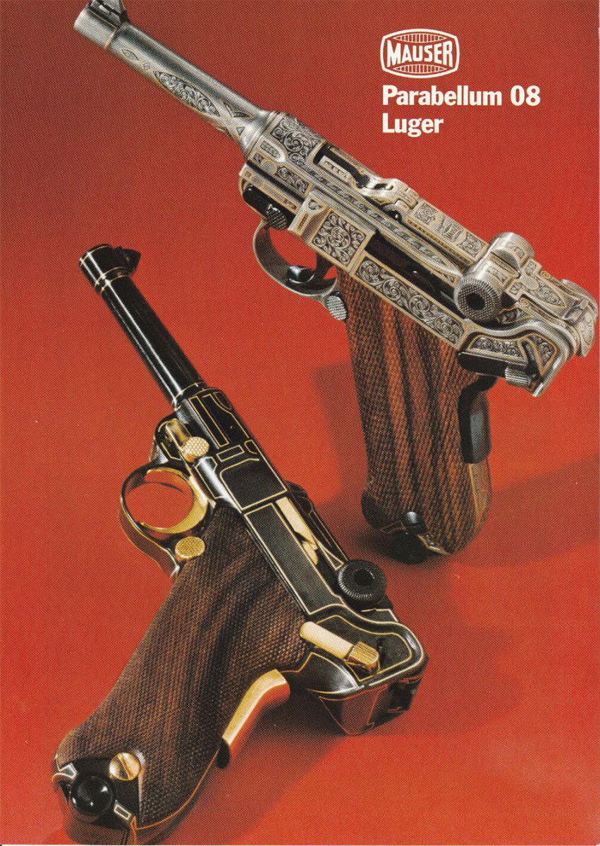 The Mauser Parabellum Luger 1908 .
Special edition , also made by Walther .
#Guns
#gunsafety