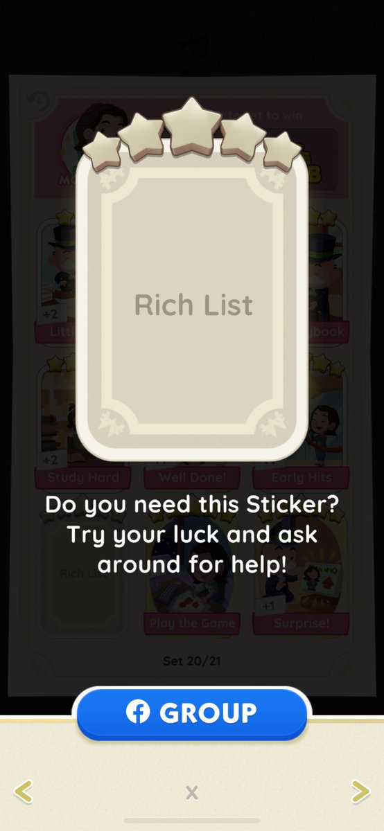 wtt lft monopoly go 

have: happy shopping
want: locomotion / soul mates / rich list

1:1