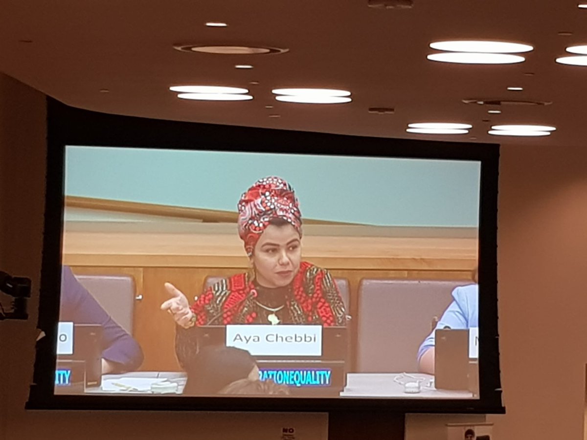 "If funders don't have the intention to pour money into women's movements, why did you make the commitment?" <a href="/aya_chebbi/">Chebbi Aya</a> challenging  #GenerationEquality forum at #CSW68, underlining the need for funders to double down in the face of gender crisis <a href="/un_women/">UN Women</a> <a href="/UN_CSW/">United Nations CSW</a>