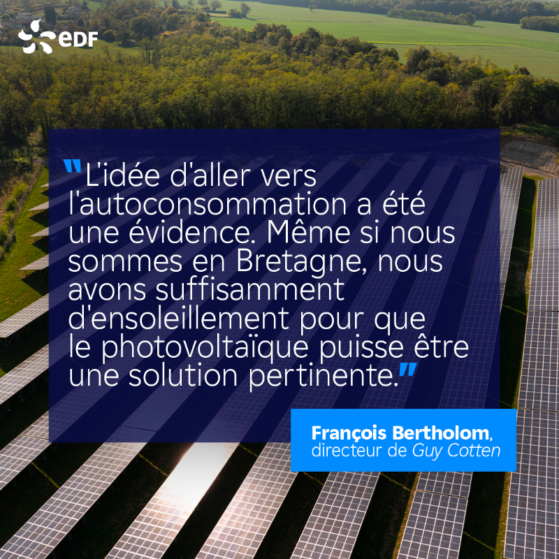 EDF_Entreprises's tweet photo. Engager une démarche de décarbonation avec l’autoconsommation ? Challenge accepté pour Guy Cotten ✅

EDF a accompagné l'entreprise bretonne dans sa volonté d’optimiser son approche énergétique 👇

#DLDAvril
