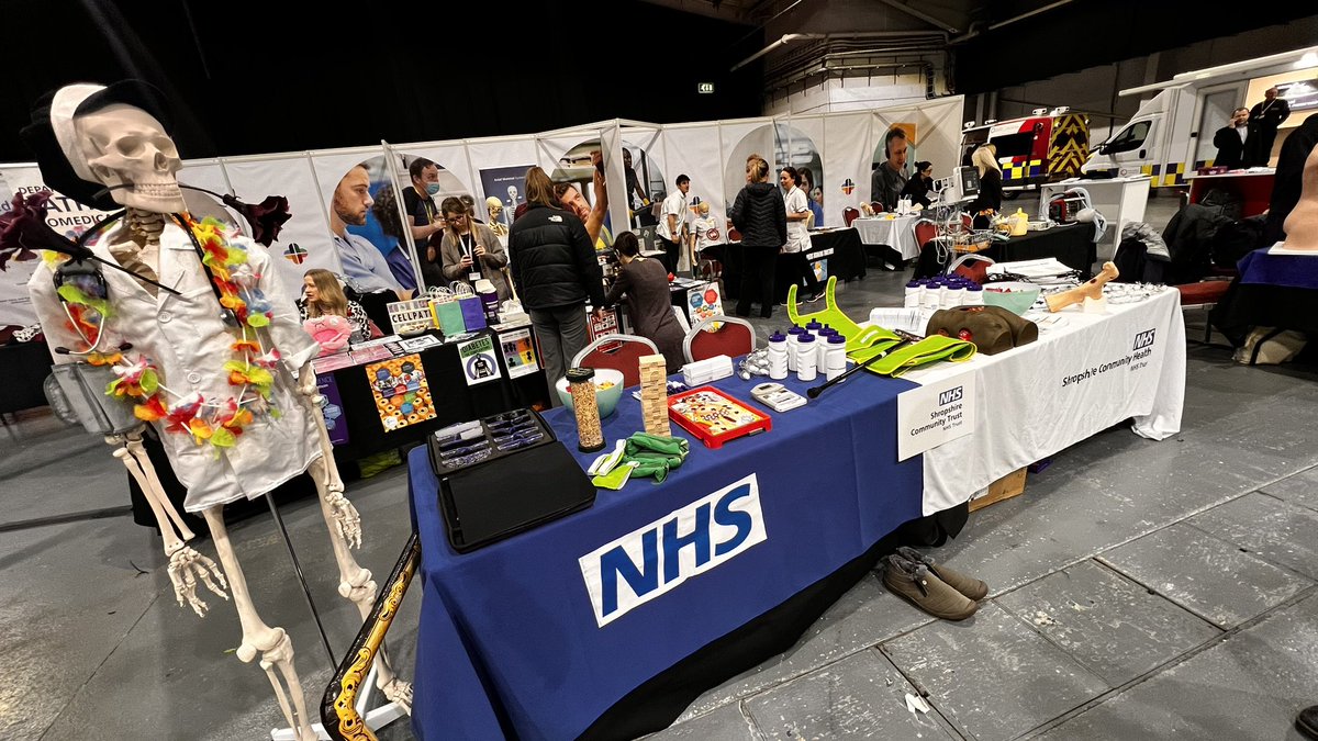 SCHT_Educators's tweet photo. Today we have been representing @ShropCommHealth &amp; @NHSSTW at the Telford International Centre for The Skills Show 🙌🏻

We have met lots of fantastic people so far &amp; had a lot of interest in our fantastic trust &amp; NHS  🙌🏻

Theres still time to come down &amp; see whats on offer 👍🏻 https://t.co/atdx4TR2SD