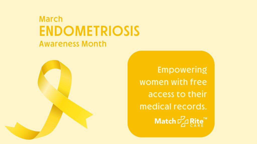 matchrite's tweet image. MatchRite Care™ stands in solidarity with the millions of women who battle this often misunderstood condition. We want to empower them by providing a unified portal where they can conveniently access their medical records: hello.matchritecare.com #EndometriosisAwareness