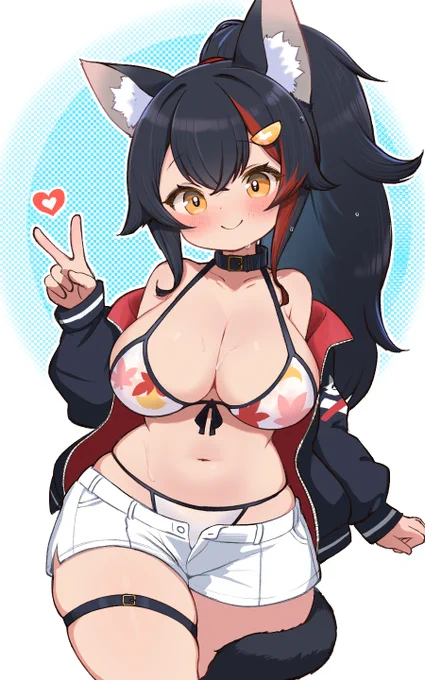 おはようございます明日のEXPOのテーマがアイランドなので久しぶりにミオちゃんの水着を描きました 