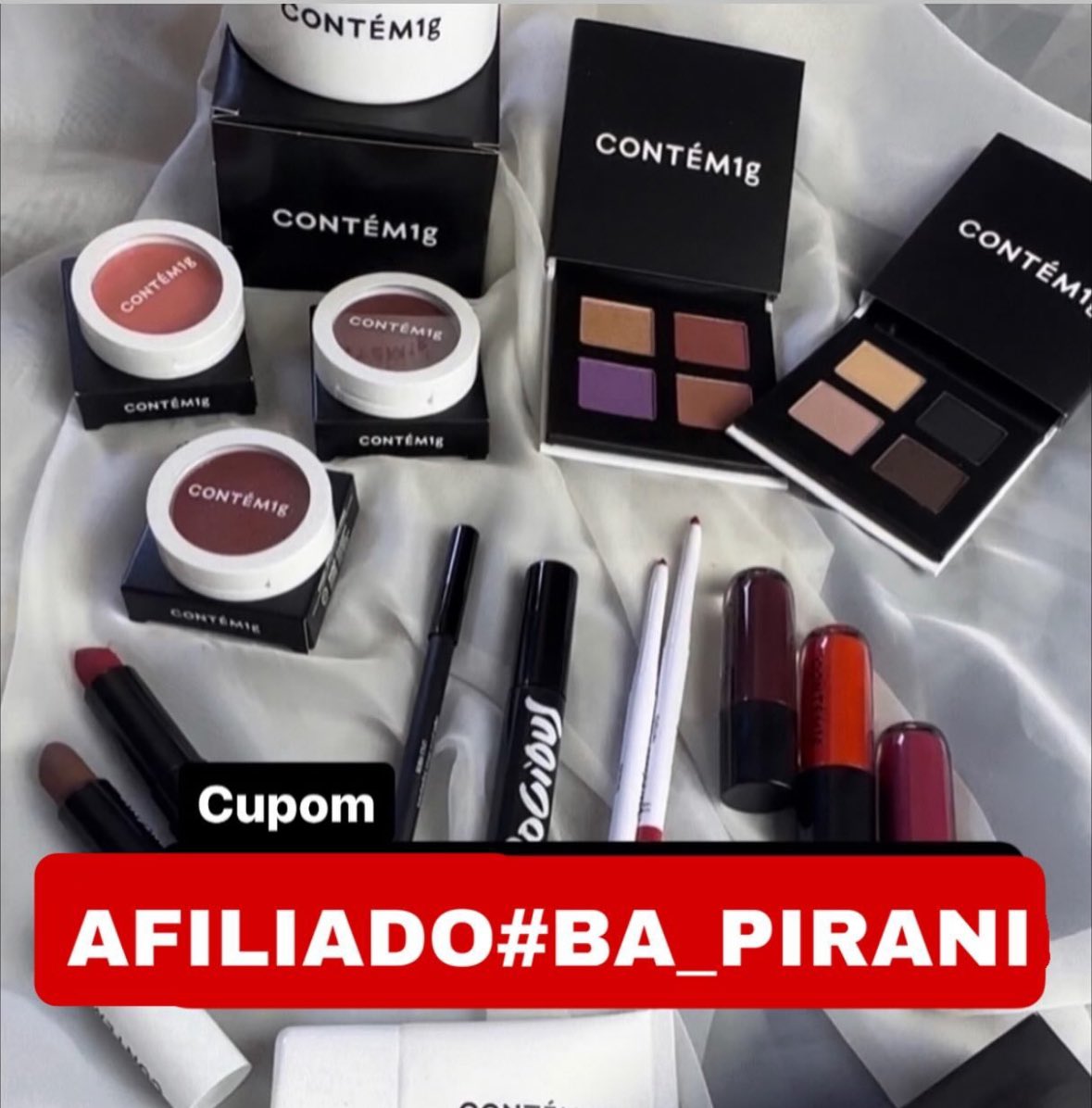 bapirani's tweet photo. 🎁Contém1g   

SEMANA DA COMUNIDADE SALLVE e CONTÉM 1G

✨Cupom de desconto CONTÉM 1G ✨
( mesmo cupom tbm vale para SALLVE)
.
♥️ 𝐀𝐅𝐈𝐋𝐈𝐀𝐃𝐎# 𝐁𝐀_𝐏𝐈𝐑𝐀𝐍𝐈 ♥️ 
.
#contem1g https://t.co/OM8LQZcQNg