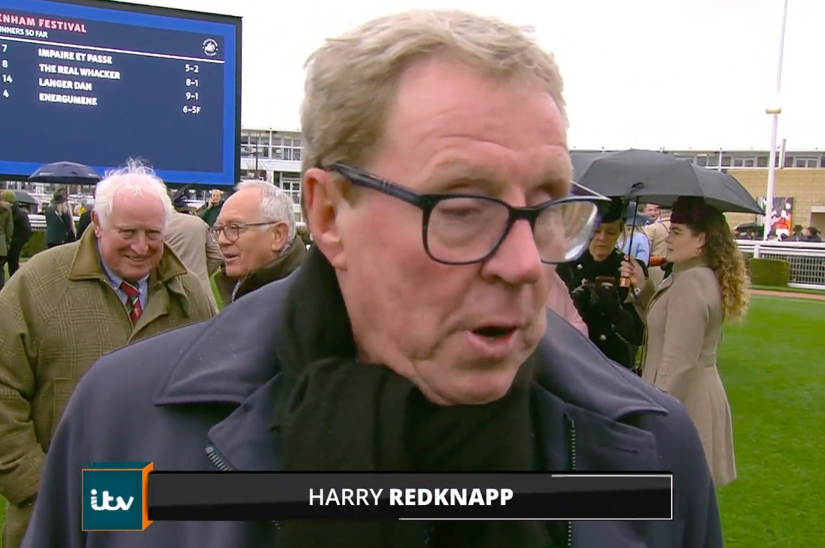 Harry Redknapp on Shakem Uparry: 'Well you know, he's a top, top, top horse, triffic horse. Reminds me of Niko Kranjcar back at Portsmouth - just kept going. Triffic little fella.'