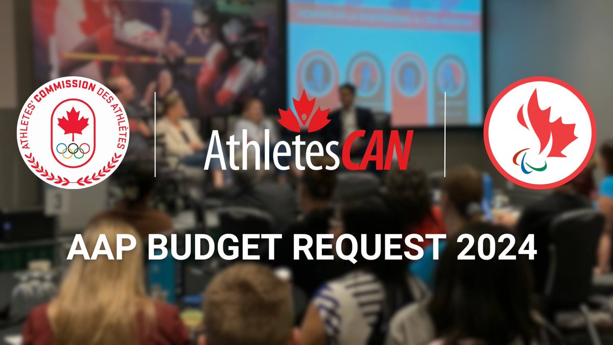Release: Canadian Athlete Representatives request $6.3 Million increase to Athlete Assistance Program Funding in Budget 2024 athletescan.ca/canadian-athle… #AthleteVoice