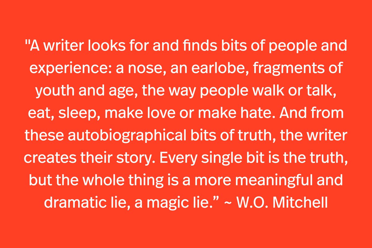W.O. Mitchell was born on March 13, 1914, in Weyburn, SK. He was a prolific novelist, playwright, short story writer and scriptwriter.

He also served as our first Literary Arts director from 1974-86 and played a fundamental role in establishing the program’s philosophy #TBT