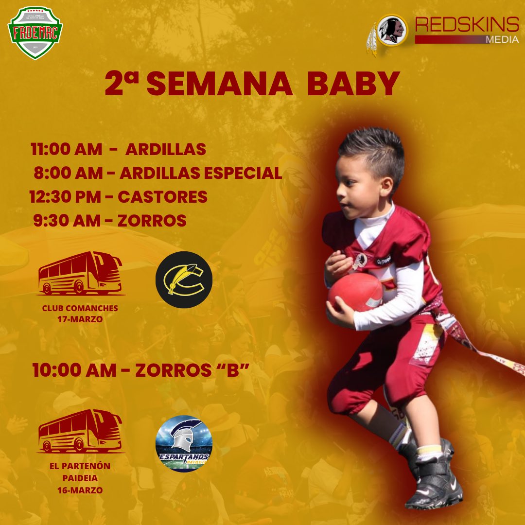 🏹 SEGUNDA SEMANA BABYS 👦🏻👧🏻

Jornada en la que nos toca visitar a nuestros rivales en días Sábado y Domingo, consulta los horarios y sedes de las diferentes categorías.

‼️ NO DEJES DE APOYARLOS ‼️