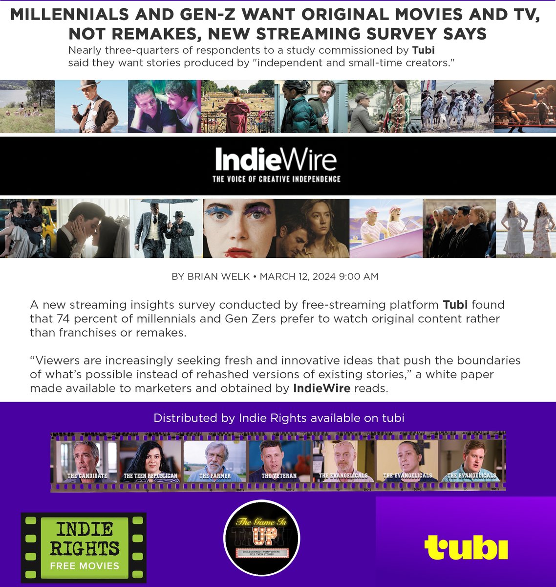 The Game is Up (@dignitypac) on Twitter photo Check out The Game Is Up for a film produced by 'independent and small-time creators' and available on all the major streaming platforms... YouTube - Tubi - Amazon - AppleTV. <a href="/MelissaJPeltier/">MelissaJPeltier</a> <a href="/marykerry/">MaryKerry</a> <a href="/indierights/">Indie Rights</a> @tonyserrata <a href="/WalshFreedom/">Joe Walsh</a> <a href="/ChrisRGibbs/">Christopher Gibbs</a> Check out The Game Is Up for a film produced by 'independent and small-time creators' and available on all the major streaming platforms... YouTube - Tubi - Amazon - AppleTV. <a href="/MelissaJPeltier/">MelissaJPeltier</a> <a href="/marykerry/">MaryKerry</a> <a href="/indierights/">Indie Rights</a> @tonyserrata <a href="/WalshFreedom/">Joe Walsh</a> <a href="/ChrisRGibbs/">Christopher Gibbs</a>