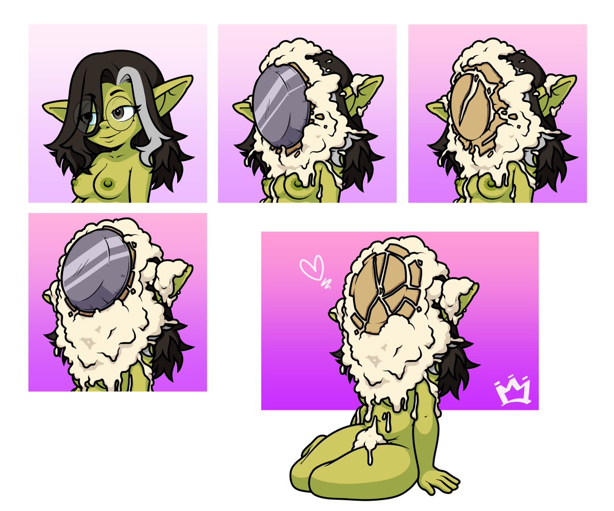 moxpunk's tweet photo. Gob A Week 16

It's Pie Day, everyone! My favorite holiday of the year!
Help your favorite goblin celebrate by adding enough pies to bury her under layer after layer of dessert! It's for her enrichment! 🥧��� https://t.co/r81GhTcIbB