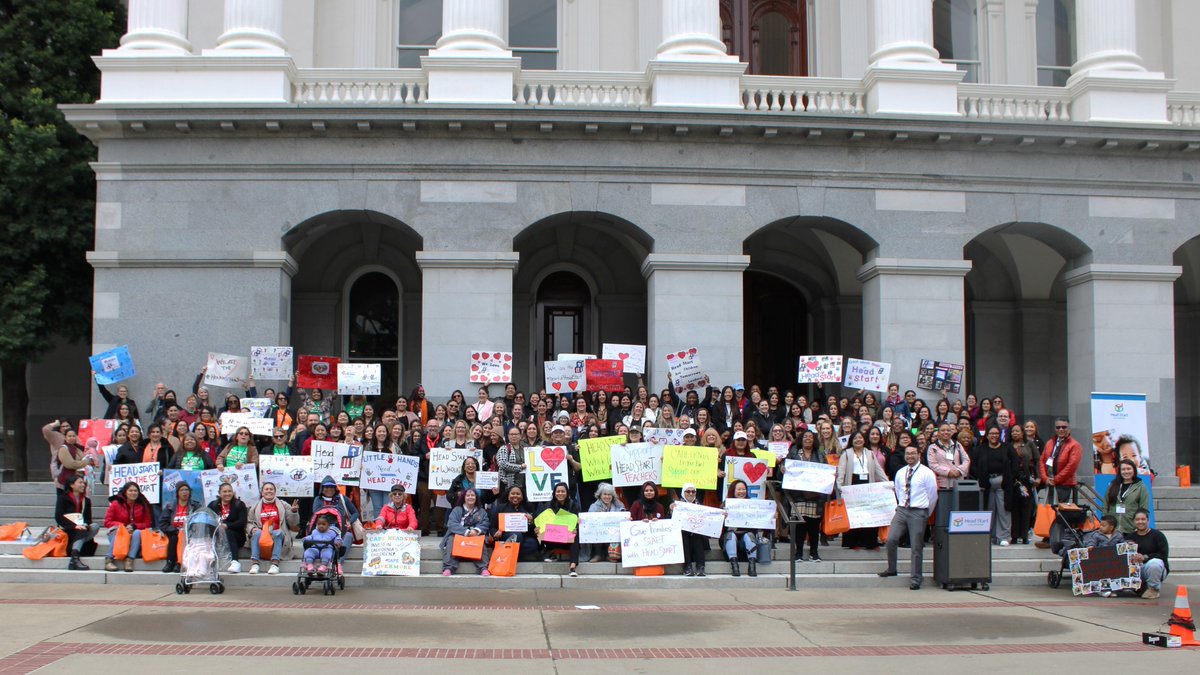 caheadstart's tweet photo. More than 200 Head Start advocates gathered in Sacramento to celebrate Head Start, meet with legislators and urge yes on AB 1930 (Reyes). Thank you to all who participated! You are the #heartofheadstart ! @YasminaNHSA https://t.co/U0lSC0fMkV