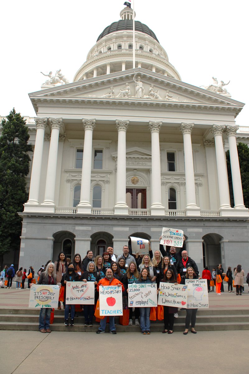 caheadstart's tweet photo. More than 200 Head Start advocates gathered in Sacramento to celebrate Head Start, meet with legislators and urge yes on AB 1930 (Reyes). Thank you to all who participated! You are the #heartofheadstart ! @YasminaNHSA https://t.co/U0lSC0fMkV