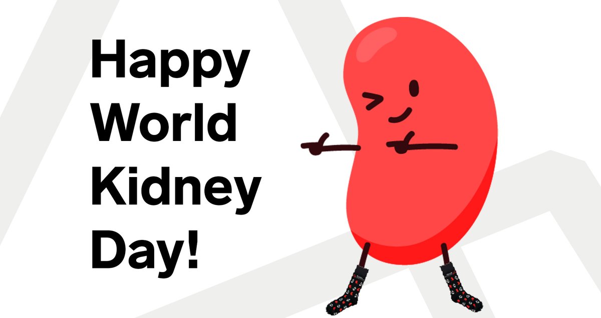 Happy #WorldKidneyDay! #SockItToKidneyDisease #KidneyHealthForAll