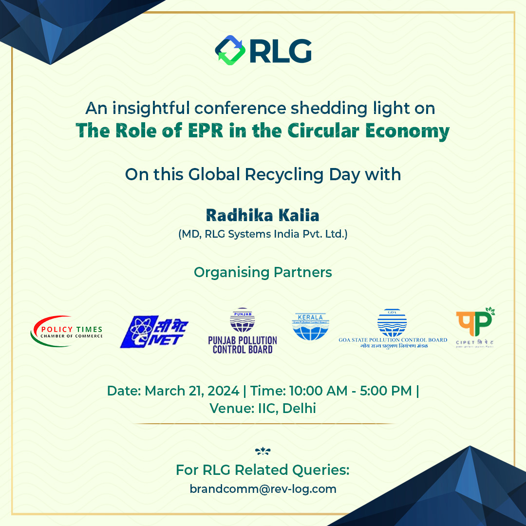 Join me, alongside numerous industry experts at the #GlobalRecyclingDay conference as we'll be sharing our perspectives on the role of Extended Producer Responsibility (#EPR) in advancing a #sustainable #CircularEconomy & paving the way for a more environmentally friendly future.