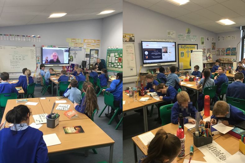 Year 4 had a visit from Becky Patel from Techshecan as part of our STEM extravaganza. She shared some interesting facts in the Tech for Sustainable Transport. Children looked at career choices and asked the guest scientists some exciting questions.