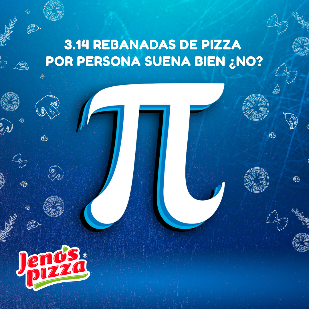 JenosPizza's tweet photo. Los cálculos son correctos, recuerda que las mejores pizzas le pertenecen a Jeno's Pizza🍕
Aprovecha esta promo exclusiva únicamente por WhatsApp: 601 3908000
#AmantesdelaPizza #Pizza #EquipoPizza #PromoPizza #Colombia #JenosPizza #PiDay https://t.co/6kREifAiqS