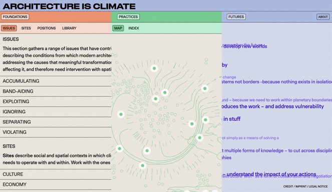 Our website Architecture is Climate is now live. architectureisclimate.net