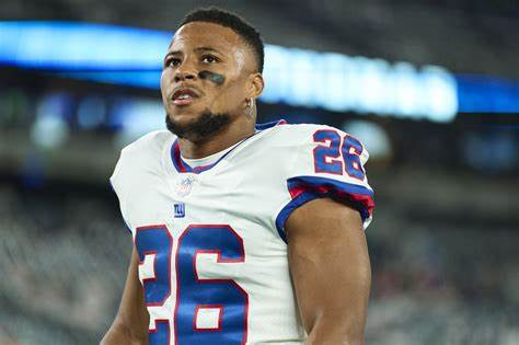 nflrums's tweet photo. 🚨 BREAKING 

The Eagles and Falcons reportedly are being looked at with possible tampering for Saquon Barkley and Kirk Cousins.