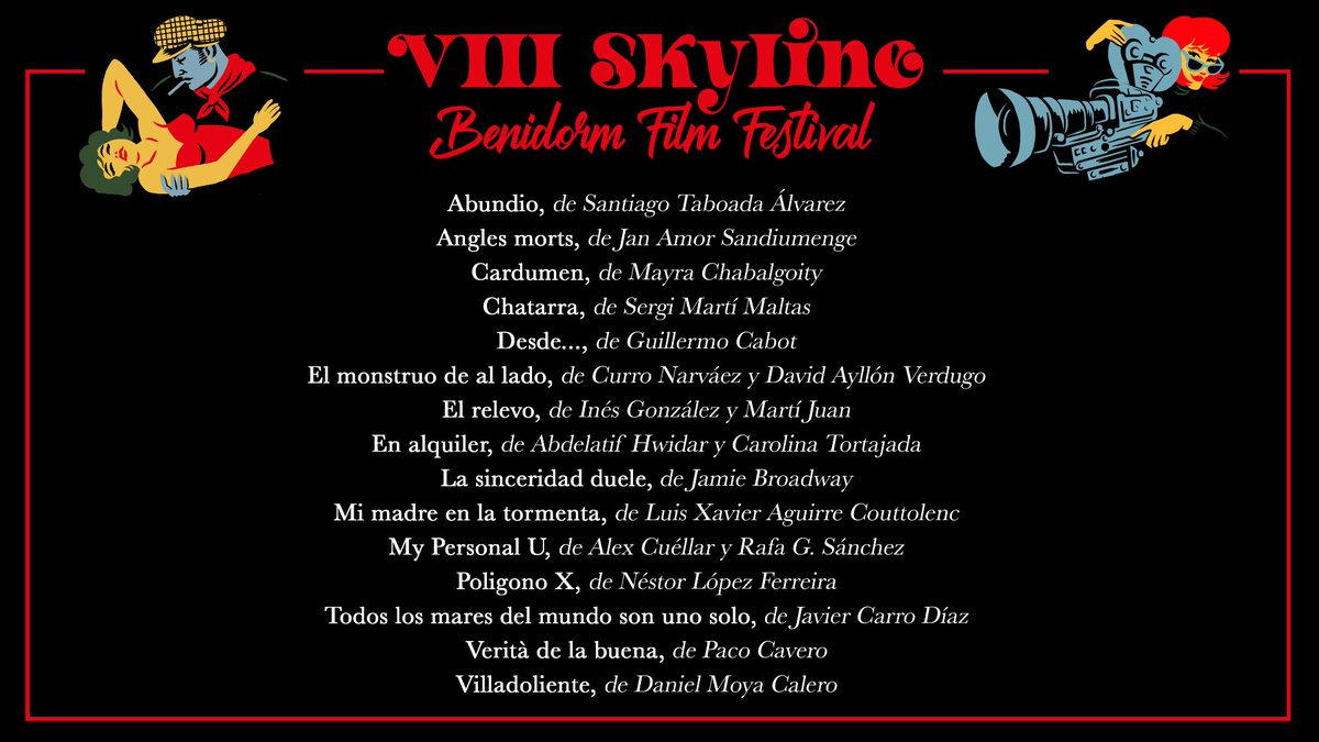 📣 Noticias frescas! Ya tenemos los #guiones finalistas del #skylinefest. El premio 💰 a partir de este año cuenta con el respaldo de <a href="/DAMAUTOR/">DAMA</a>