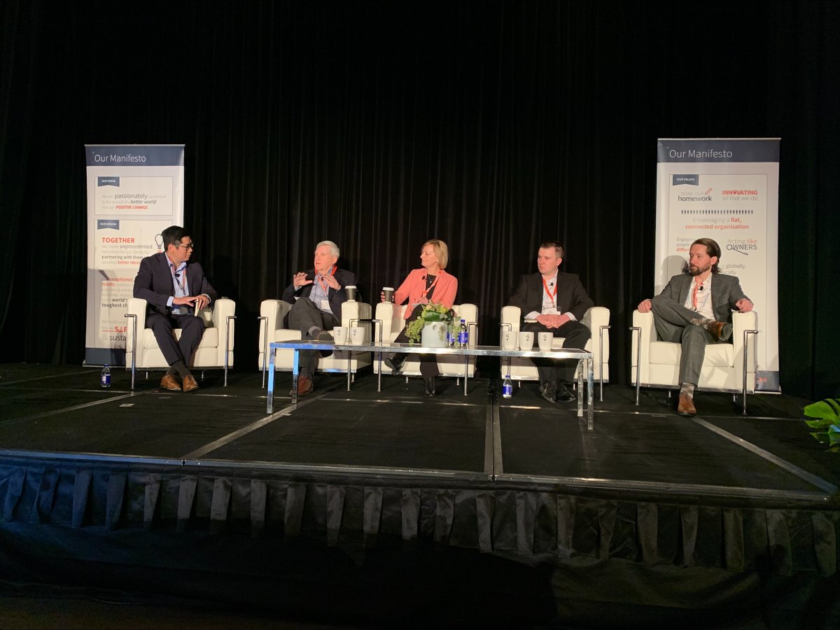 At the @the_PDAC convention, Jessica Theriault, Director, Regulatory Affairs and Sustainability—Mosaic, participated in a talk about the opportunities of mining companies hitting net-zero goals. Mosaic is committed to achieving net-zero by 2040. Read more: bit.ly/3HiXKQR