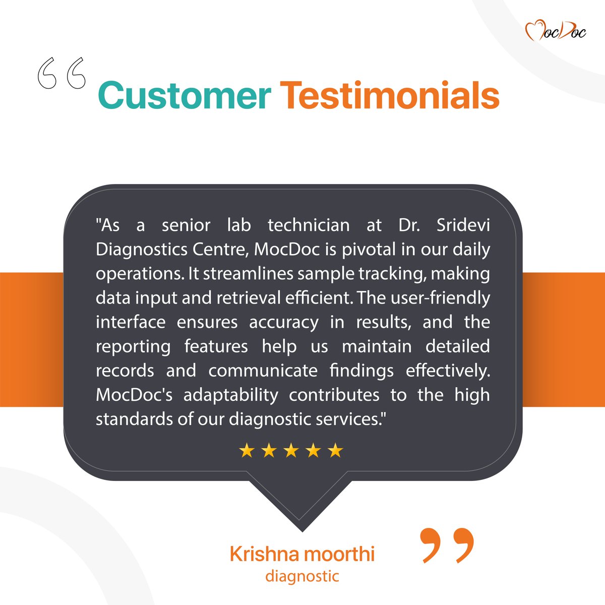 mocdoc__in's tweet image. Insider Insights: Dr. Sridevi Diagnostics Centre, Examines the exclusive benefits of MocDoc software, offering valuable insights into its impact on enhancing communication, transparency &amp;amp; patient satisfaction.

#diagnostics #LabManagement #limssoftware #laboratory #pathologylab