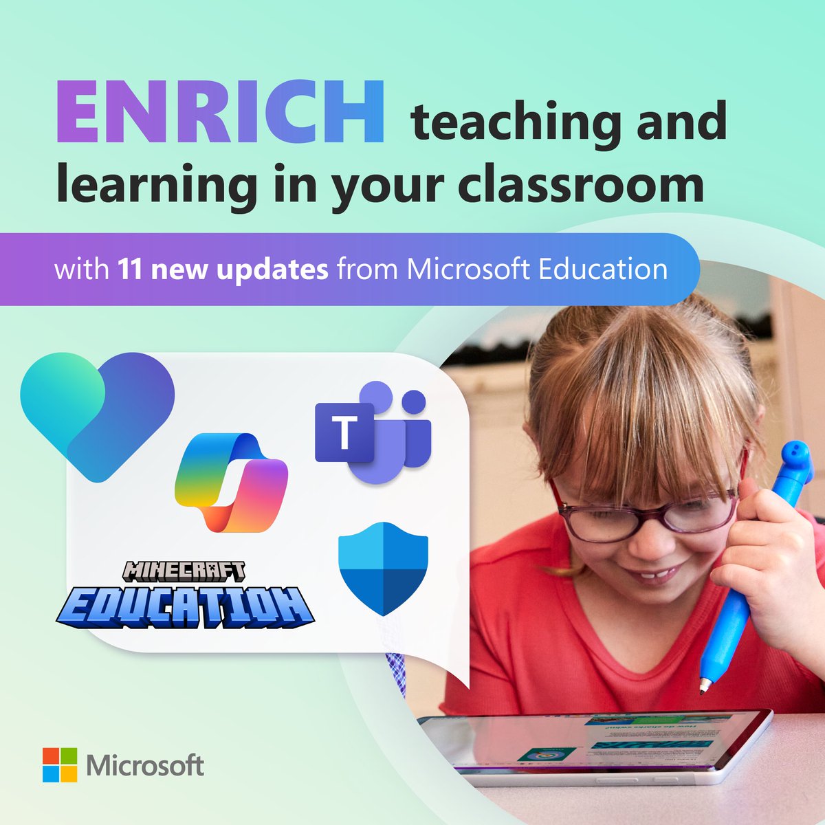 Extra, extra! Updates are here! 🗞️ Stay up to date on #MicrosoftEDU news and see how these eleven key experiences can help transform teaching and learning in your classroom: msft.it/6017ciLAv