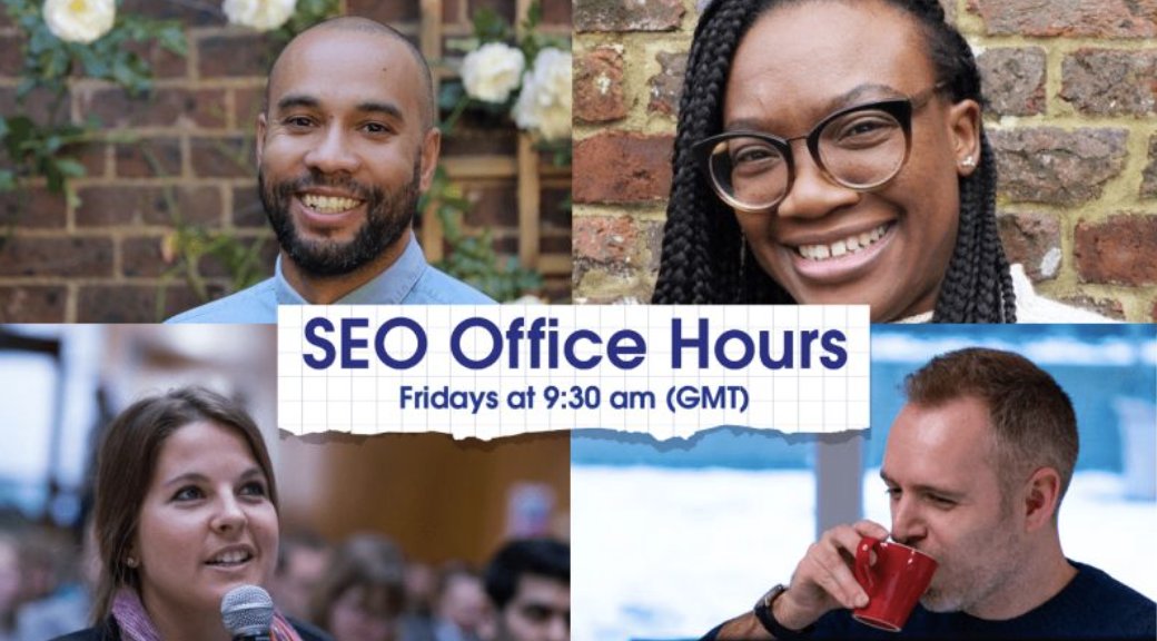 I am looking forward to tomorrow's SEO Office Hours with @andijarvis and @mira_inam. Join @MichaelChidzey and I tomorrow at 9:30am GMT as we answer your SEO questions. Sign up here and you will be sent the link to join live ! goodsignals.com/seo-office-hou…