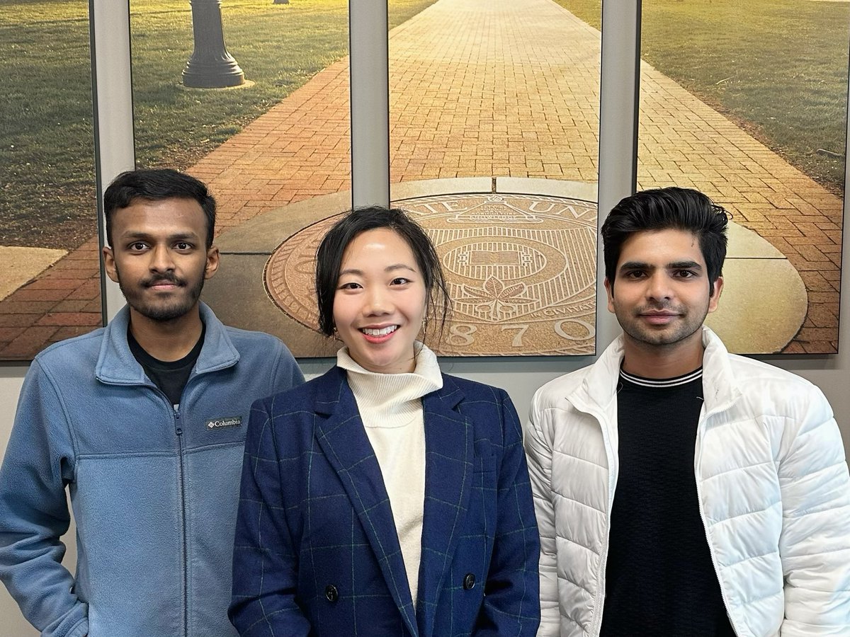 Yanhui Ma (@yanhuima_) on Twitter photo Since I was awarded the R21 grant <a href="/NIHAging/">The National Institute on Aging (NIA)</a>, I have been leading a team to advance quantitative ophthalmic imaging for biomarker discovery of cognitive impairment. I was fortunate to have hired two excellent RAs- Param and Hemanth, two graduate students from <a href="/OhioStateCSE/">CSE</a>. Since I was awarded the R21 grant <a href="/NIHAging/">The National Institute on Aging (NIA)</a>, I have been leading a team to advance quantitative ophthalmic imaging for biomarker discovery of cognitive impairment. I was fortunate to have hired two excellent RAs- Param and Hemanth, two graduate students from <a href="/OhioStateCSE/">CSE</a>.